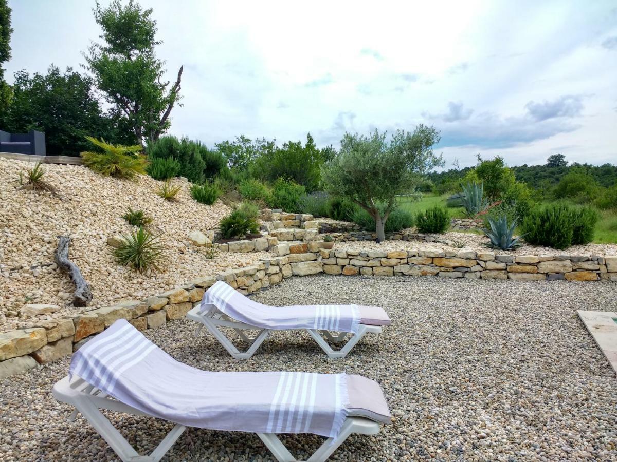 Les Agaves Piscine Panoramique Vue Exceptionnelle Bed and Breakfast Grospierres Εξωτερικό φωτογραφία